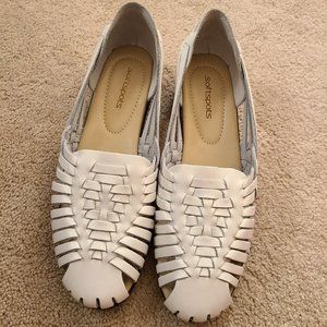 Softspots White Huarache sandals - ladies size 10